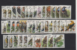 BELGIQUE  PREO 1986/1996 - 40 Val Différentes Avec Fluo, Gomme (verte, Blanche Etc....) Cote 34,00 € - Typografisch 1986-96 (Vogels)