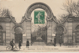 (92) ASNIERES. Entrée Du Cimetière Des Chiens (Beau Plan) - Asnieres Sur Seine