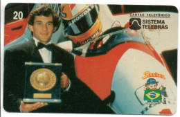 Ayrton SENNA  - Formule 1 Automobile Formula  Sport Télécarte Brésil Phonecard Telefonkarte (1061) - Brasilien