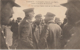 Militaria. LUNEVILLE (54) Dirigeable Allemand Type Zeppelin, Atterrit Sur Terrain De Manoeuvres -Gros Plan S/personnages - Zeppeline