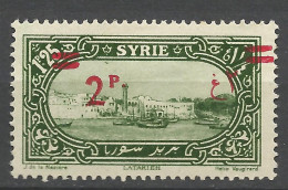 SYRIE  N° 189 Surcharge Déplacé NEUF* CHARNIERE  / Hinge  / MH - Unused Stamps