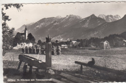 D5512) GOLLING - St. Nikolaus Mit Tennengebirge - Kirche Brunnen - Golling