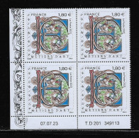 FRANCE  ( FCD22 - 695 )  2023  METIERS D'ART ENLUMINURE   N** - 2020-…