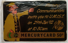 UK Mercury 50p  MINT - U.M.I.S.T., Jan. 29th 1992 - [ 4] Mercury Communications & Paytelco