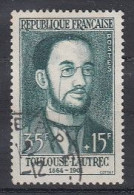 S527. France 1958. Yvert 1171. Toulouse-Lautrec. Cancelled - Usados