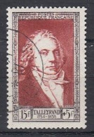 S528. France 1951. Yvert 895. Talleyrand. Cancelled - Used Stamps