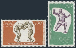 107. CENTRAL AFRICA 1972 SET/2 STAMPS SPORTS, OLYMPICS, BOXING. MNH - Centrafricaine (République)