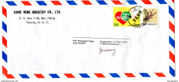 Shine Wing Industry Co., San Chung Air Mail Company Letter Cover Posted 1991 To Germany B200120 - Cartas & Documentos