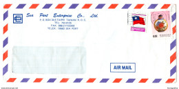 Sea Part Enterprise Co., Taipei Company Letter Cover Posted 199? To Germany B200120 - Brieven En Documenten