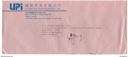 Ultimate Performance Inc. Taipei Company Letter Cover Posted 1989 To Germany B200120 - Brieven En Documenten