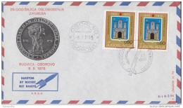 Rocket Post 25th Anniversary Of Zagreb Liberation Special Letter Cover & Postmark Bb161020 - Luftpost