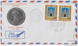 Rocket Post 25th Anniversary Of Zagreb Liberation Special Letter Cover & Postmark Bb161020 - Aéreo