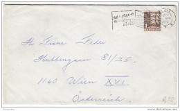 Denmark Letter Cover Travelled 1974 To Wien Slogan Postmark Statstelegram Bb160217 - Brieven En Documenten