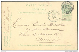 Belgium Old Postal Stationery Postcard Carte Postale Postkaart Travelled 1909 Bb - Other & Unclassified