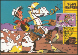 Carte-maximum (CM) - N°2390 Philatélie De La Jeunesse, Lucky Luke (BD) - 1981-1990