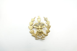 Militaria - INSIGNIA : Cap Badge Kepie : Genie School - België Belgium - Beret - Other & Unclassified