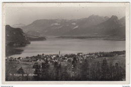 St. Gilgen Am Abersee Old Postcard Travelled 1939 B170810 - St. Gilgen