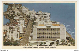 Miami Beach, Ocean Front Hotels Old Postcard Unused B170720 - Miami Beach