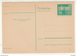 Germany DDR Postal Stationery Postcard Unused B200115 - Postkaarten - Ongebruikt