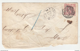 Thurn Und Taxis Letter Cover Travelled 186? Frankfurt To Schlitz B190715 - Covers & Documents