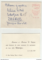 France, Meter Stamp Small Letter Cover Posted 1959 Bobigny Seine B200610 - Covers & Documents