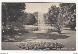 Torino - Piazza Carlo Felice - Giardini Old Postcard Travelled 1947 B180710 - Parks & Gärten