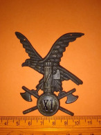 AOI Milizia FORESTALE Fregio Lamierino XI Legione Addis Abeba Ascari Forestali X ṭarbūsh Decorazioni Militari - Italy