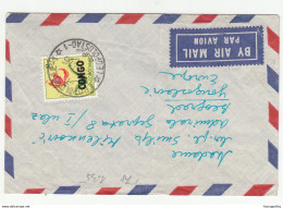 Congo Air Mail Letter Cover Travelled 1961 Leopoldville To Yugoslavia B190615 - Sonstige & Ohne Zuordnung