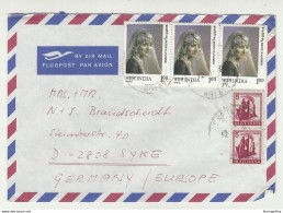 India Letter Cover Posted 1981 To Germany B210120 - Briefe U. Dokumente