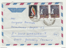 India Letter Cover Posted 1981 To Germany B210120 - Brieven En Documenten