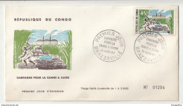 Congo Brazzaville 1967 Campagne Pour La Canne A Sucre FDC B191003 - FDC