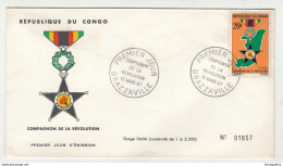 Congo Brazzaville 1967 Compagnon De La Revolution FDC B191003 - FDC