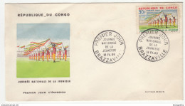 Congo Brazzaville 1966 Journee Nationale De La Jeunesse FDC B191003 - FDC