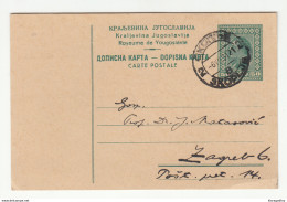 Kingdom Of Yugoslavia, Postal Stationery Postcard Travelled 1931 Skoplje Pmk B190320 - Macedonia