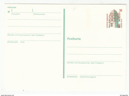 Germany Postal Stationery Postcard 30pf (Schloss Celle) Unused B190410 - Postkarten - Ungebraucht