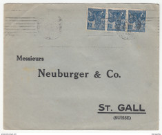 Neuberger & Cie Company Preprinted Letter Cover Travelled 1929 To Switzerland B170925 - Storia Postale