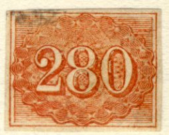 1861  - 280 Real Rosso - Signed A.Diena - Gebruikt