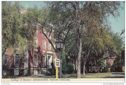 College Of Business Administration, Harvard University Old Postcard Not Travelled Bb151109 - Boston