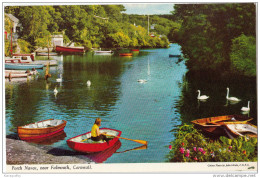 Porth Navas Old Postcard Travelled 1973 Bb151109 - Falmouth