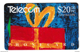 New Zealand - My Christmas Present - By Paul Aged 6 - Phonecard Used Ms210915 - Kerstmis