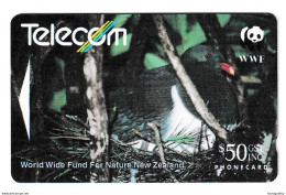 New Zealand Chatham Island Pigeon (Parea) Phonecard Used B210915 - Sonstige & Ohne Zuordnung