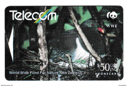 New Zealand Chatham Island Pigeon (Parea) Phonecard Used B210915 - Altri & Non Classificati