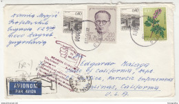 Yugoslavia, Letter Cover Returned (refused) Posted 1973 Zagreb To US B201101 - Storia Postale