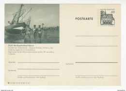 Nordseeheilbad Büsum Illustrated Postal Stationery Postcard Not Used B201001 - Postkarten - Ungebraucht