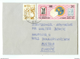 Cuba, Letter Cover Posted 1989? B200725 - Covers & Documents