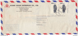 Hsing Tsuan Enterprise Letter Cover Posted 1975 B200725 - Lettres & Documents