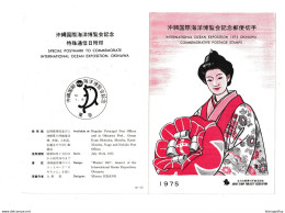 Japan 1975 Ocean Expo Okinawa Presentation Leaflet B210420 - Briefe U. Dokumente