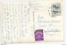 Yugoslavia - Postaged Due - Ported Postcard Pula Posted 196? B210310 - Timbres-taxe