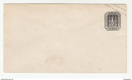 Hamburg 1/2 Schilling Postal Stationery Letter Cover Unused B202015 - Hambourg