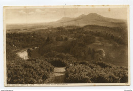 Scott's View, The Eildons From Bemersyde Postcard Unused B171212 - Roxburghshire